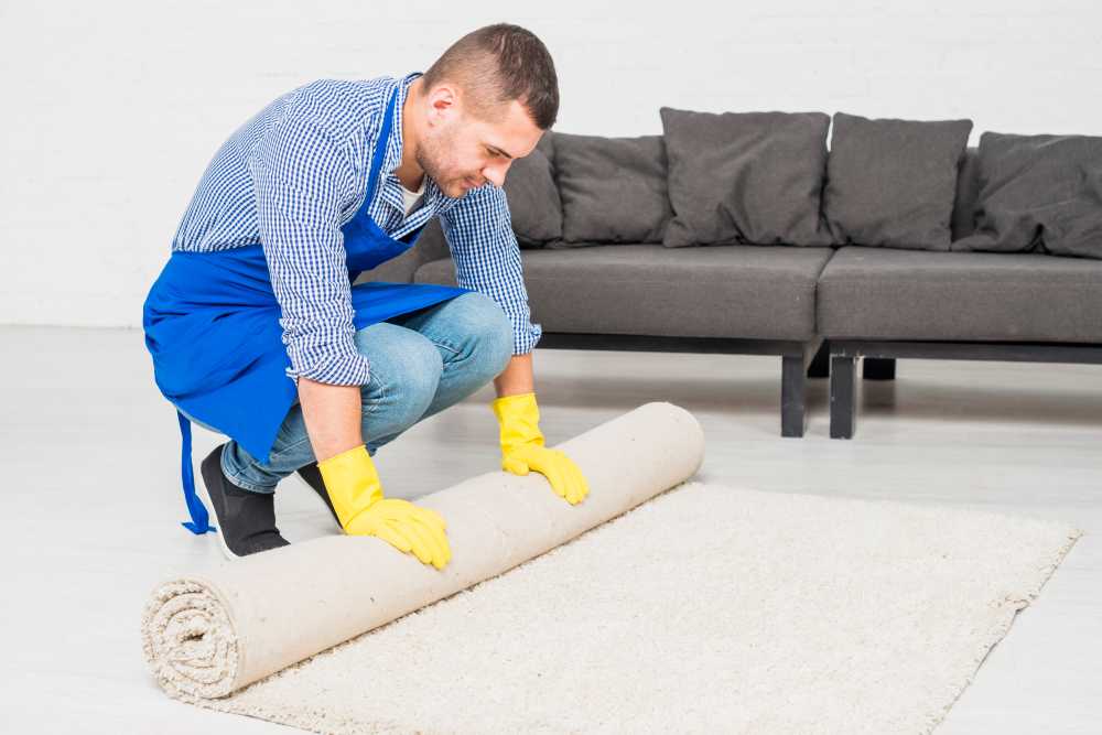 Professional cleaning team